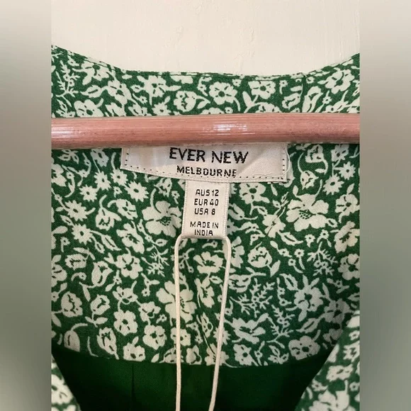 Evernew Mae Flutter-Sleeve Mini Dress - Picture 4 of 8